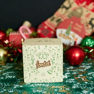 600g Fruit Cake in Cream-Coloured Christmas Box